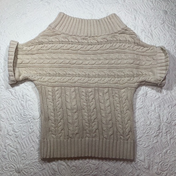 Express Cableknit Mock Turtleneck Sweater Sz XS - Picture 2 of 6